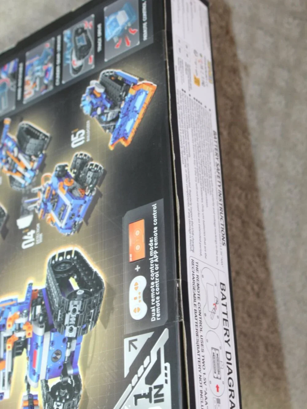 Demkia 5in1 STEM Robot Building Kit, 560 PCS APP/Remote Control Mech RC Robotics
